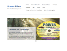 Tablet Screenshot of powerbible.com